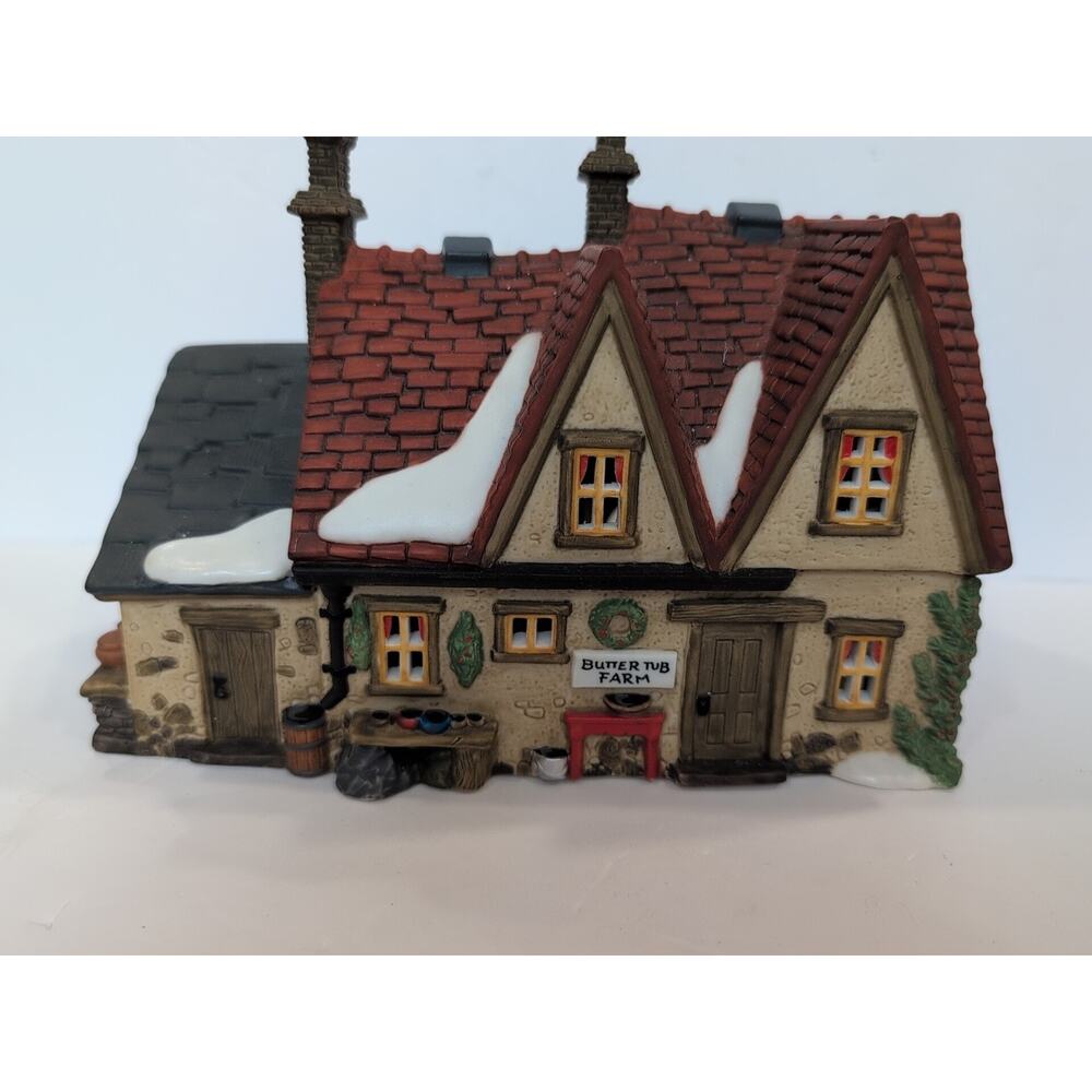 Department 56 "BUTTER TUB FARMHOUSE" 58337 ~ w/Original Box and Light